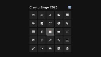 Crump Bingo 2025